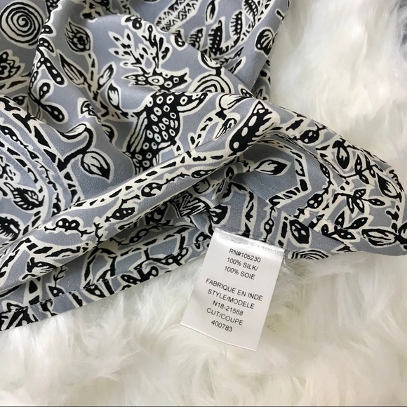 Joie Blouse Batik Pattern XS - Picture 4 of 5